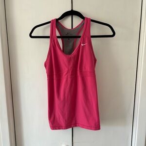 Nike Workout top color pink size small (S)